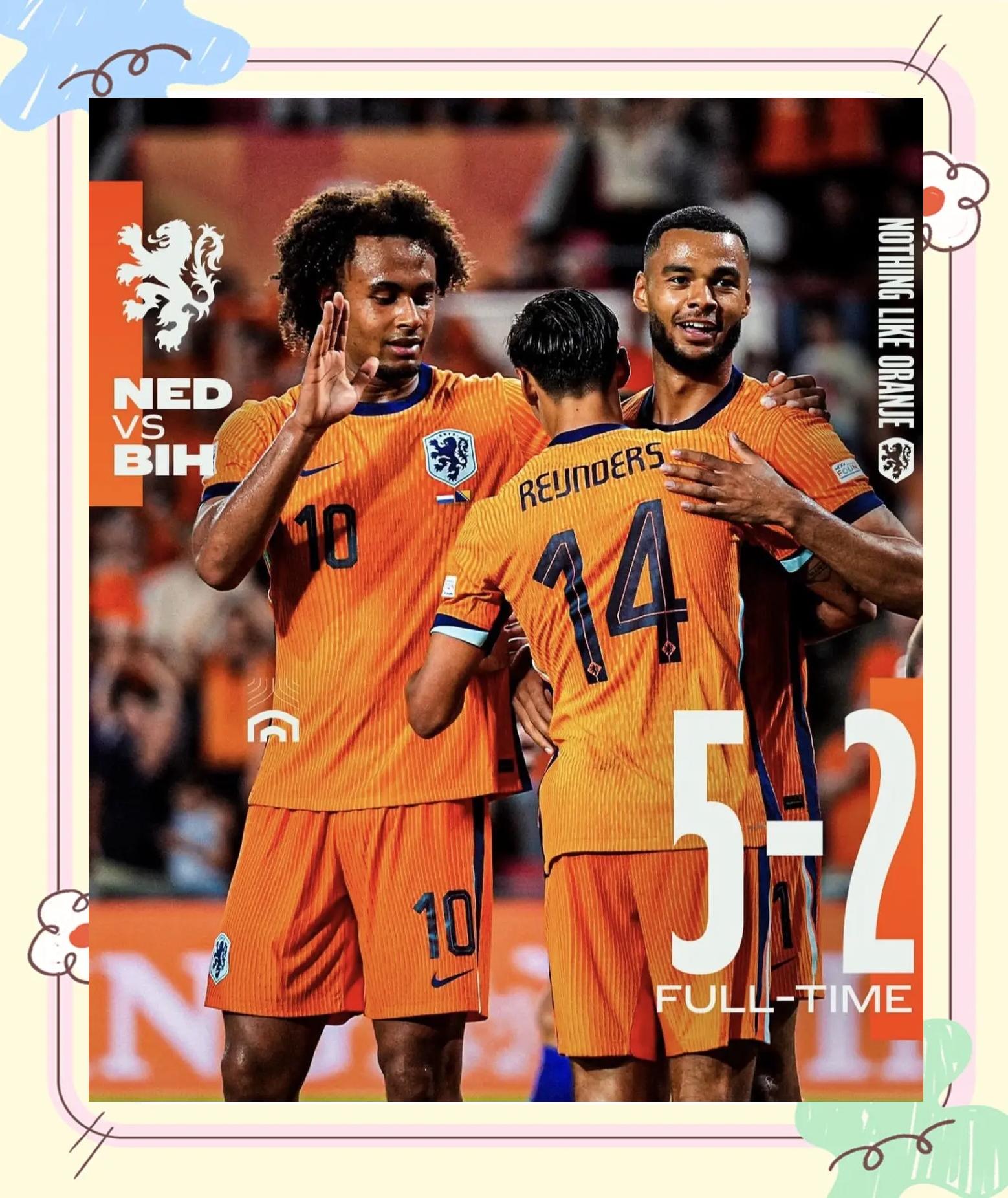 荷兰队锁定晋级欧国联决赛资格 荷兰队锁定晋级欧国联决赛资格